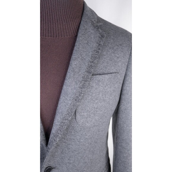 RED Saks Fifth Avenue Sport Coat Mens M (40) Trim Fit Wool Blend 2-Button Jacket - Picture 4 of 14